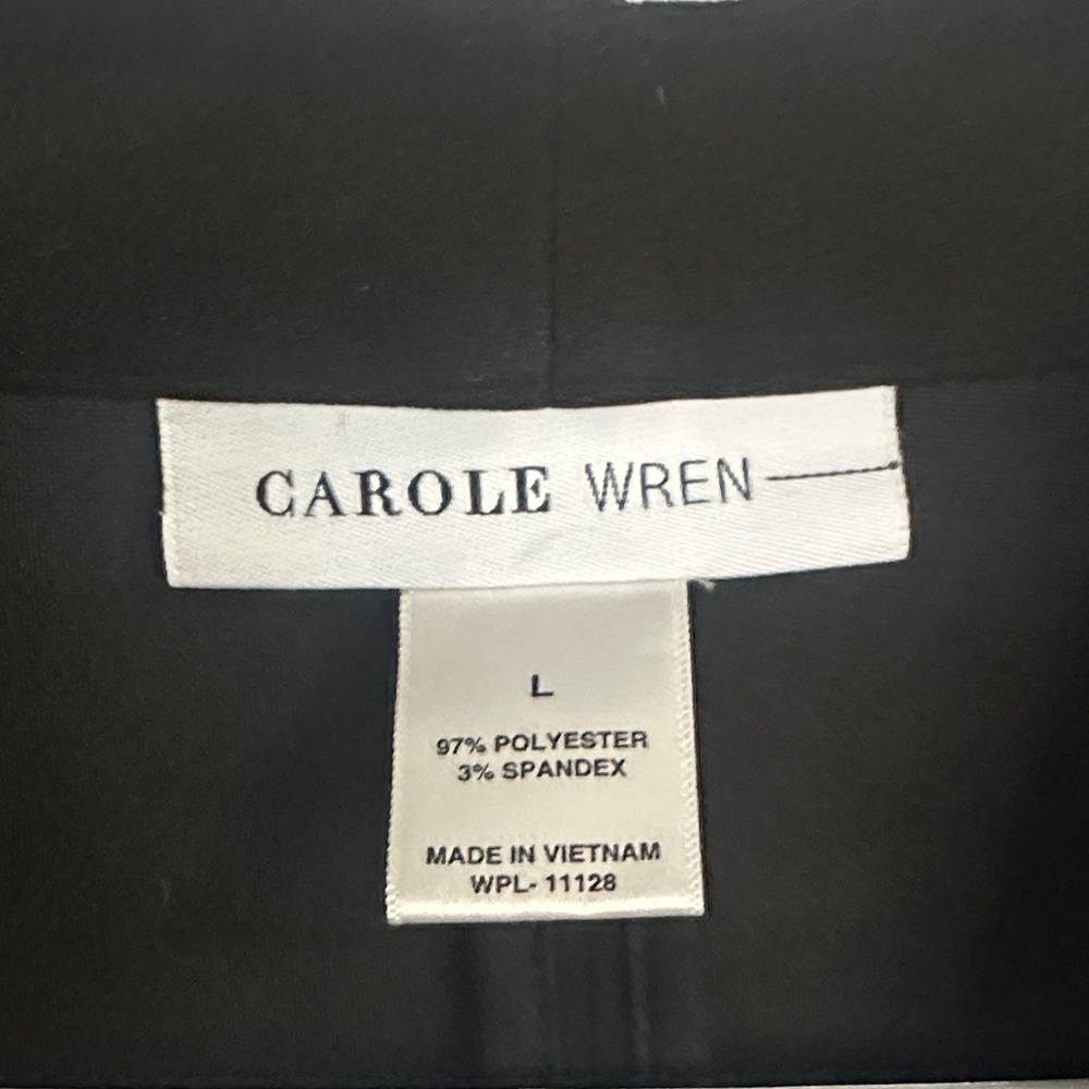 EUC Carole Wren 3/4 Sleeve Blazer with Hook Closure and Accent Sleeve - Picture 5 of 8